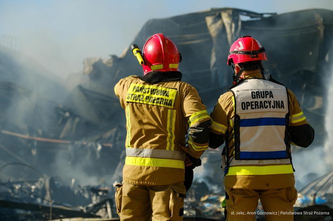 Pożar w Kawlach. Trwają poszukiwania zaginionego strażaka