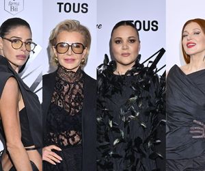 Na pokazie MMC aż iskrzy! Była Wojewódzkiego w spodniach bez pupy,  Gawęda stroszy piórka niczym wielki ptak