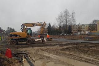 Rozbudowa linii tramwajowej w Olsztynie. Ruch na ul. Wyszyńskiego zostanie przywrócony [ZDJĘCIA]