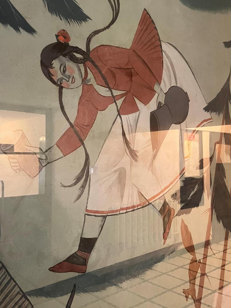 Malowidło Zofii Stryjeńskiej w Domu Wedla w Warszawie - zdjęcia