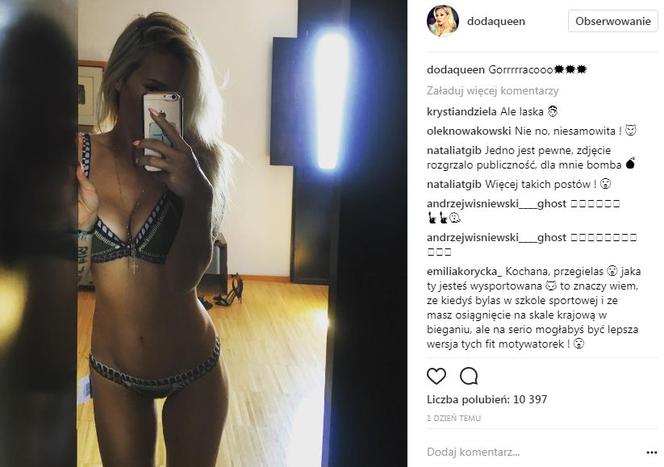 Doda w bikini na Instagramie