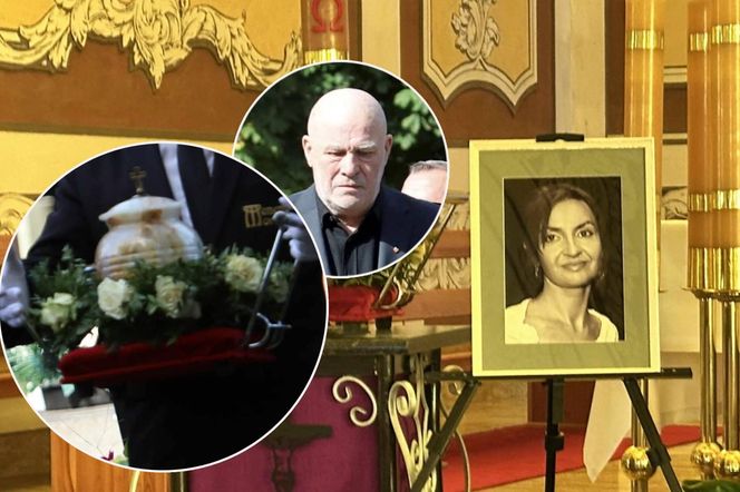 Na pogrzebie żony Rynkowskiego nie było trumny. Tylko skromna urna i czarno-białe zdjęcie