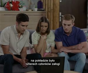 Pierwsza miłość. Filip (Dominik Smaruj), Biały (Igor Paszczyk), Anka (Anna Pentz)