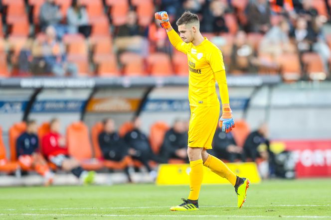 Miłosz Mleczko, bramkarz Termaliki Nieciecza