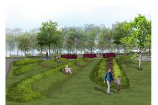 Stacja zieleń: projekt parku kieszonkowego na osiedlu Kamionek w Warszawie