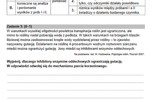 Matura rozszerzona 2022 biologia