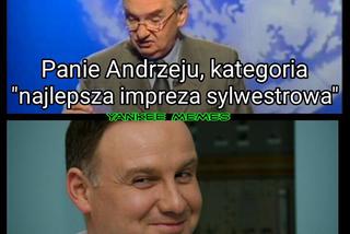 Sylwester z Andrzejem Dudą MEMY