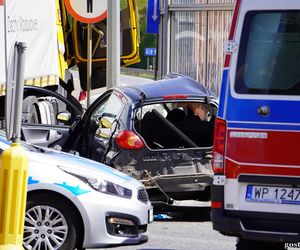 Wjechała toyotą prosto pod tira. Nie miała szans