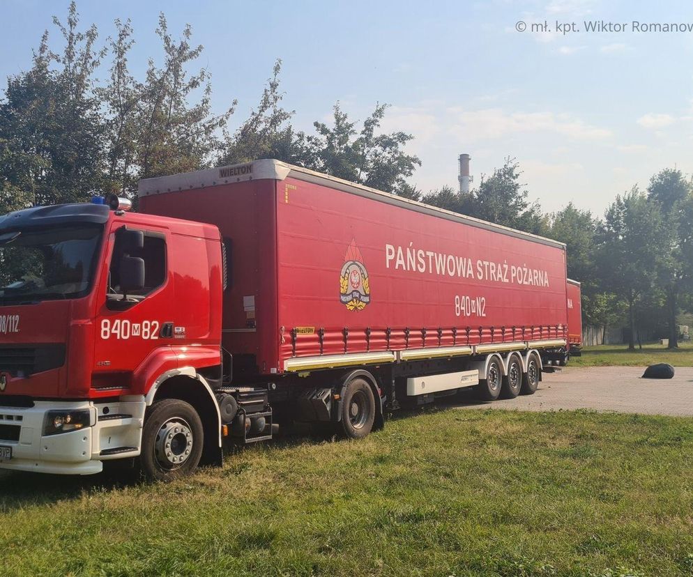 Strażacy z Radomia biorą udział w działaniach ratowniczych na południu Polski 