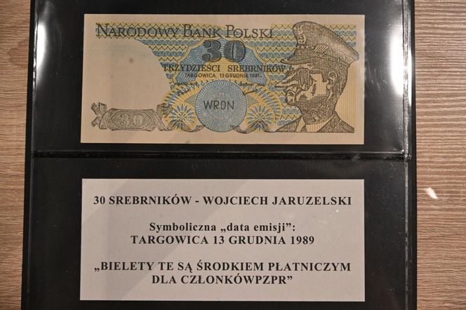 Wystawa banknotów opozycji antykomunistycznej w Szczecinie 