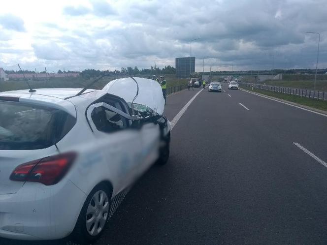 Utrudnienia na obwodnicy Olsztyna! Jedna osoba ranna po zderzeniu dwóch aut [ZDJĘCIA]