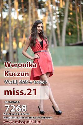 Wybory miss polski 2014 Weronika Kuczun