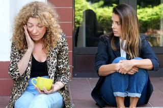 Barwy szczęścia odc. 2968. Ania Żabcia (Hanna Klepacka), Kasia (Katarzyna Glinka)