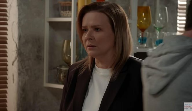 Pierwsza miłość odc. 4025. Kacper (Damian Kulec), Marysia (Aneta Zając)