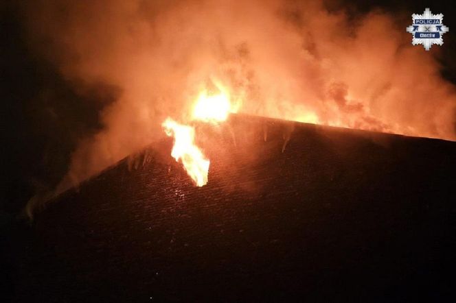 Pożar pustostanu w Chorzowie. 31-letni sprawca podpalenia usłyszał zarzuty