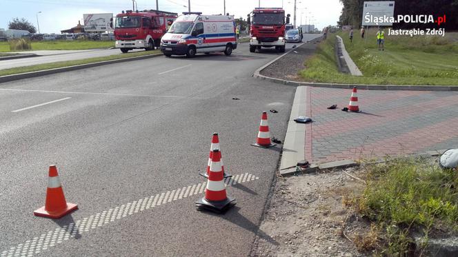 Jastrzębie-Zdrój: Śmiertelny wypadek motocyklisty [ZDJĘCIA]