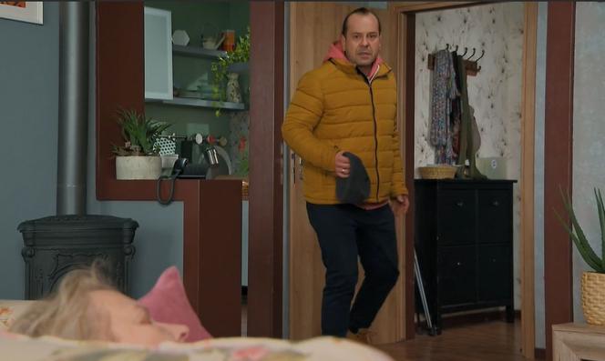 Barwy szczęścia odc. 2637. Basia (Sławomira Łozińska), Borys (Jakub Wieczorek)
