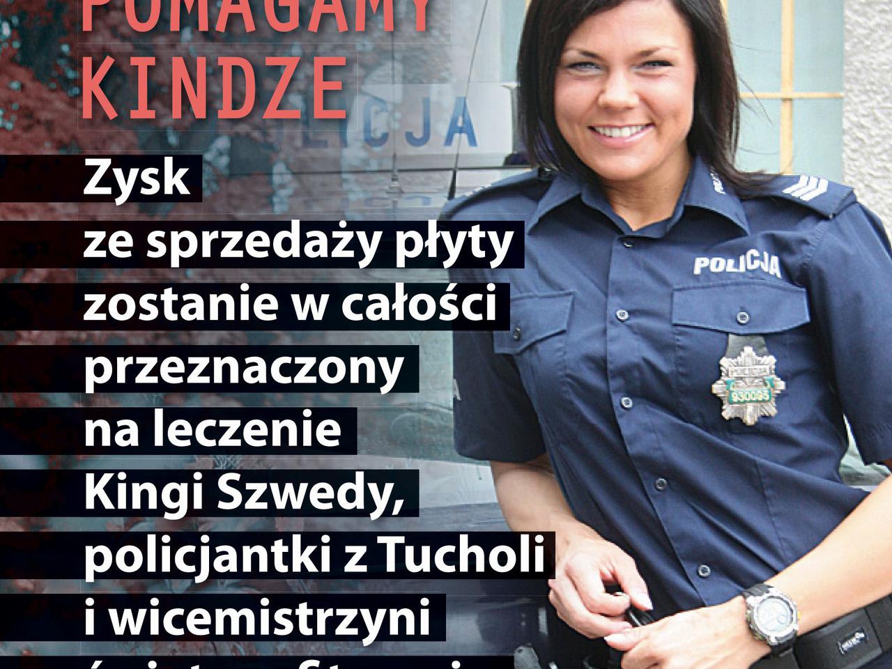 Piękny gest muzykującego policjanta ze Szczecina. Jego płyta pomoże w leczeniu policjantki z Tucholi [ZDJĘCIA, WIDEO]