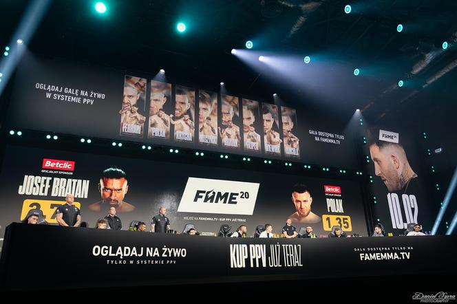 Konferencja Fame MMA 20 w Krakowie