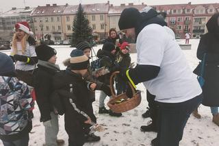 Przyjazna Łomża rozdawała odblaski