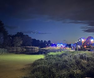 Koszmar pod Warszawą. Ciało zwisało głową w dół z zapory wodnej