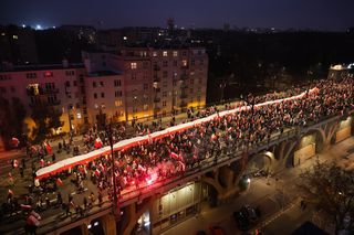 Przeszliśmy trasą marszu. „Najgorzej było na czele, a spokojnie tam, gdzie szły rodziny z dziećmi”