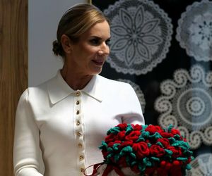 Marta Nawrocka śpiewała i gotowała z seniorami w Stalowej Woli