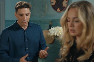 Barwy szczęścia, odcinek 3132. Tomasz (Jakub Sokołowski), Oliwka (Wiktoria Gąsiewska)