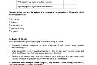 Arkusz geografia podstwowy matura 2014