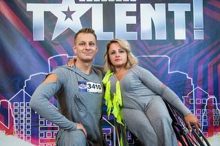Mam Talent!: Marek i Kasia pokazali niezwykły taniec na wózku inwalidzkim