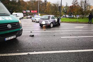 Wypadek na placu Poznańskim w Bydgoszczy