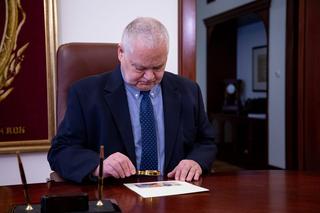 Uroczyste podpisanie banknotu kolekcjonerskiego „Lech Kaczyński. Warto być Polakiem