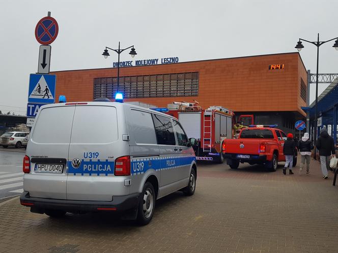 ​Wypadek na dworcu kolejowym w Lesznie. Pociąg potrącił mężczyznę