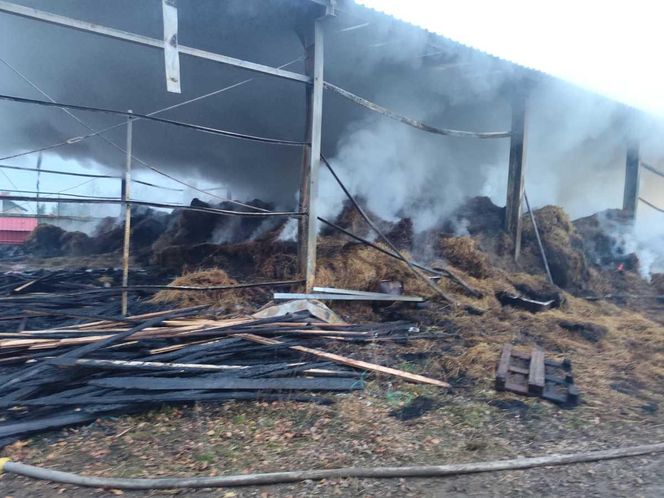 Pożar w Klubie Jeździeckim Facimiech