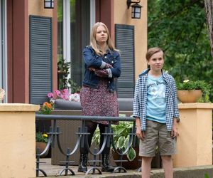 M jak miłość, odcinek 1888. Lenka (Olga Cybińska), Misiek (Aleksander Bożyk)