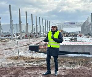Budowa nowej hali produkcyjnej firmy Alstom na ukończeniu ZDJĘCIA
