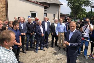 Donald Tusk w Mikołowie przeciwny wywłaszczeniom pod budowę CPK