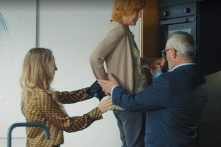 M jak miłość, odcinek 1839: Pani Ola (Ewa Kolasińska), Werner (Jacek Kopczyński), Sylwia (Hanna Turnau)