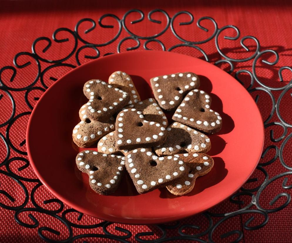 Czekoladowe serduszka na walentynki