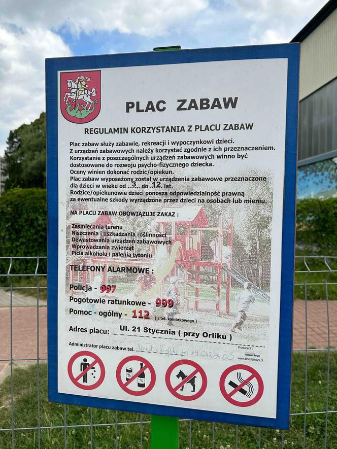 Plac zabawy grozy