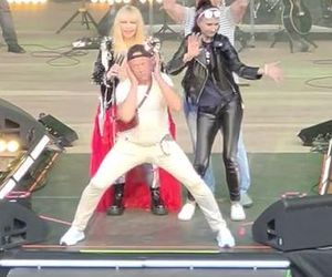 Facet wtargnął na scenę podczas koncertu Maryli Rodowicz. Ochroniarz nie zdążył