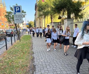 Rozpoczęcie roku szkolnego w I LO w Nowym Sączu