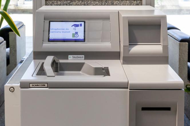 Maszyna do wymiany drobnych na banknoty