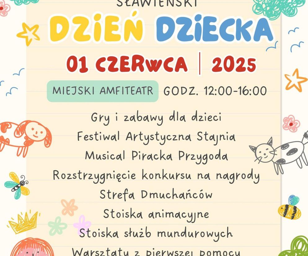 Sławno zaprasza na Dzień Dziecka