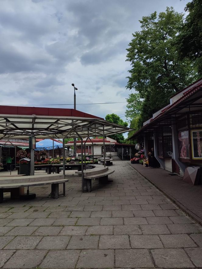 Os. Wandy, Nowa Huta, Kraków. Targowisko