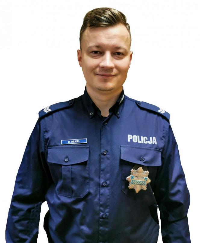 Starszy sierżant Dariusz Gejdel (KOMISARIAT POLICJI IV W BIAŁYMSTOKU)