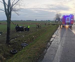 Śmiertelny wypadek pod Kutnem! Rozerwany na strzępy opel znaleziony na polu [ZDJĘCIA]