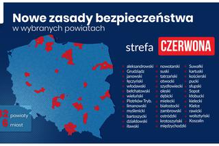 Koronawirus w Polsce: Nowe STREFY CZERWONE. Co z miastami w Śląskiem? SPRAWDŹ! [MAPA]