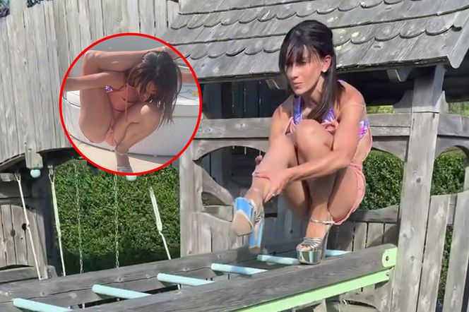 Tak się wygina żona Baldwina. Hilaria Baldwin to kobieta-guma