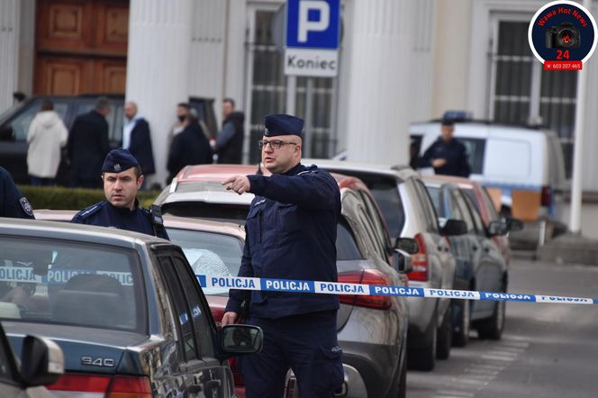 Akcja policji w centrum Warszawy